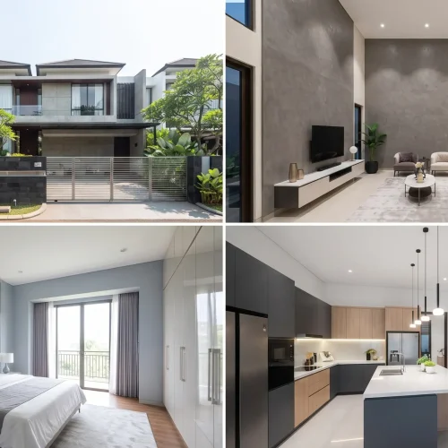 Jasa Pengecatan Rumah Modern Elegan dengan Finishing Rapi