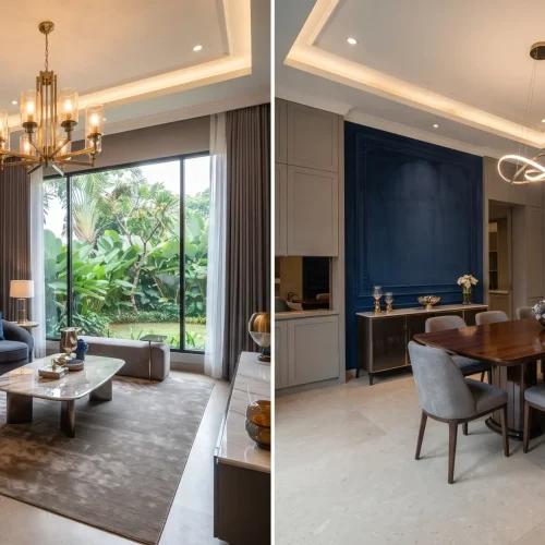 Cat rumah elite Raffles Hills yang Eksklusif
