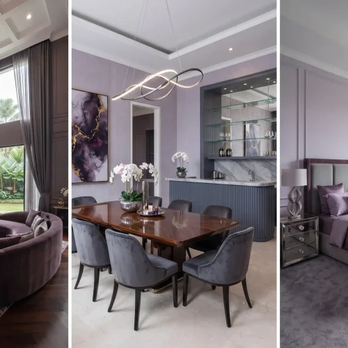 Eksplorasi Warna Ungu Keabuan Interior untuk Rumah Premium