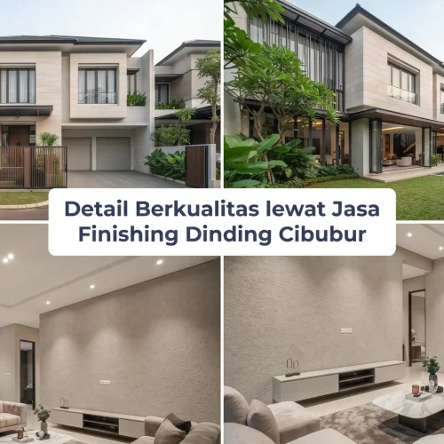 Detail Berkualitas lewat Jasa Finishing Dinding Cibubur