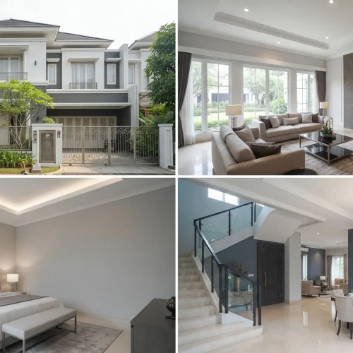 Finishing Elegan Pengecatan Rumah Gunawarman Elite