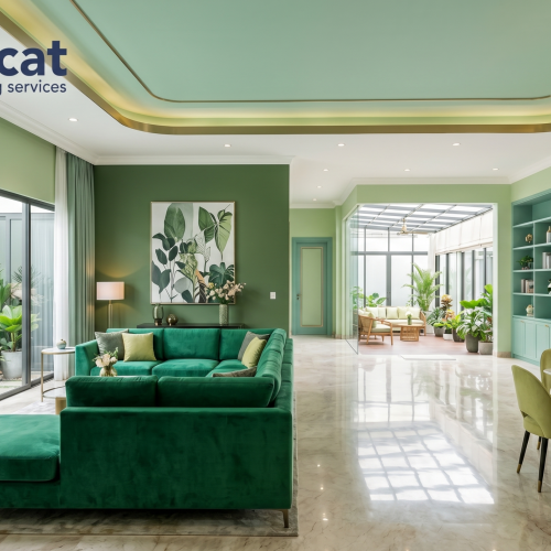 Perpaduan Cat Warna Hijau agar Rumah Terlihat Menyegarkan