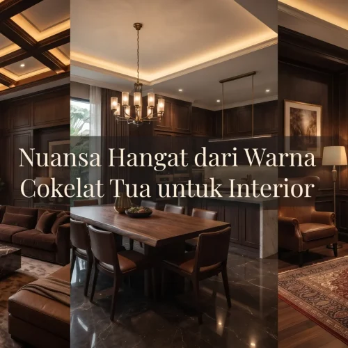 Nuansa Hangat dari Warna Cokelat Tua untuk Interior