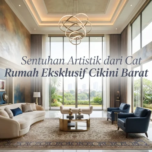 Sentuhan Artistik dari Cat Rumah Eksklusif Cikini Barat