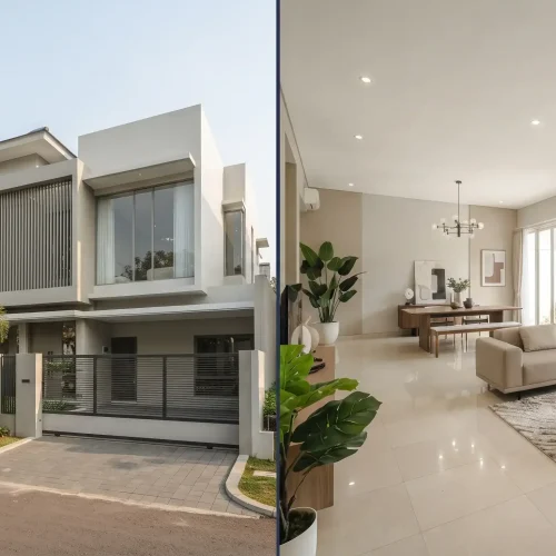 Pengecatan Rumah Elite Menteng Wadas dengan Nuansa Lembut