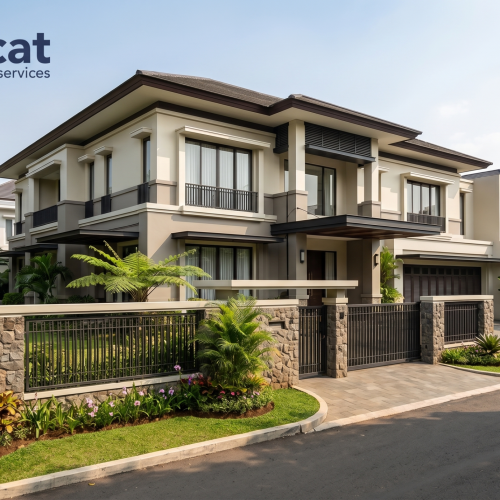 Cat Eksterior Elite Taman Suryo: Tahan Lama dan Eksklusif
