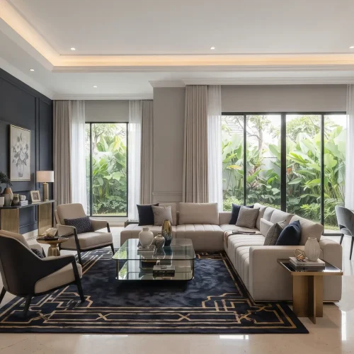 Pengecatan Interior Elite Pinang dengan Warna Elegan