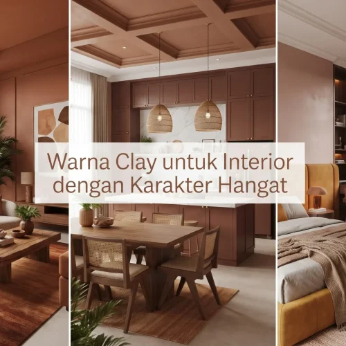 Warna Clay untuk Interior dengan Karakter Hangat
