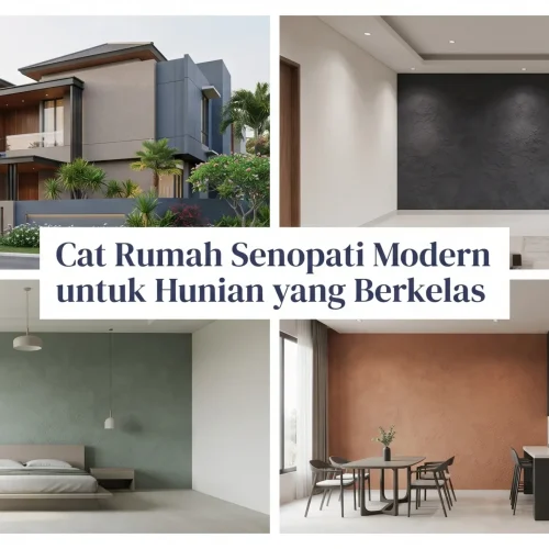 Cat Rumah Senopati Modern untuk Hunian yang Berkelas