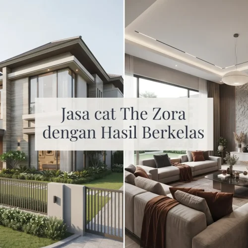 Jasa cat The Zora dengan Hasil Berkelas