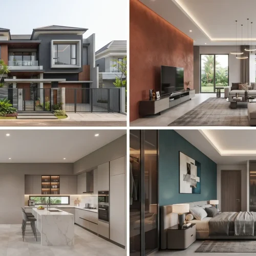 Jasa Cat Rumah Premium Tangerang Bergaya Modern