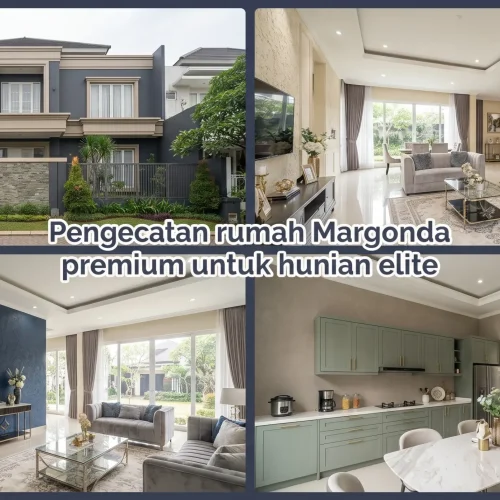 Pengecatan rumah Margonda premium untuk hunian elite