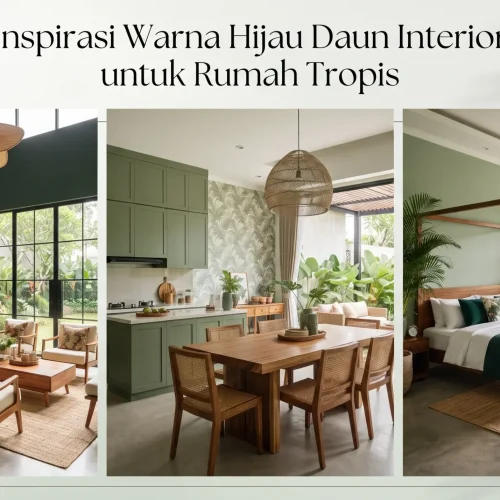 Inspirasi Warna Hijau Daun Interior untuk Rumah Tropis