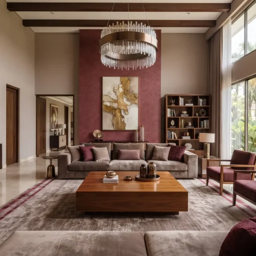 Cat Interior Elite Menteng dengan Desain Modern