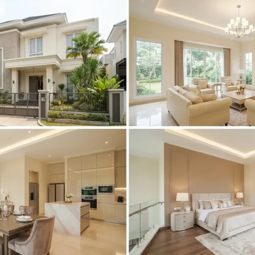 Campuran Warna Cat Cream Elegan untuk Rumah Mewah