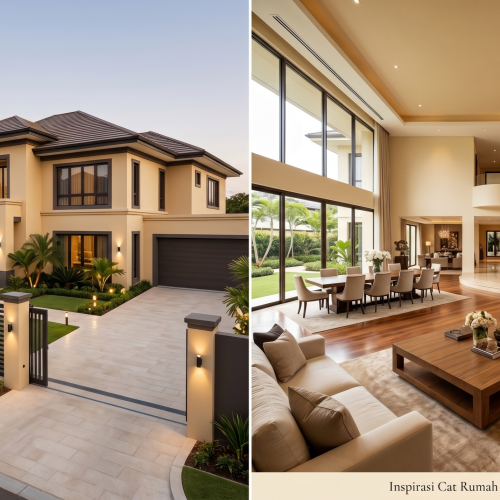 Inspirasi Cat Rumah Warna Cream untuk Kesan Hangat