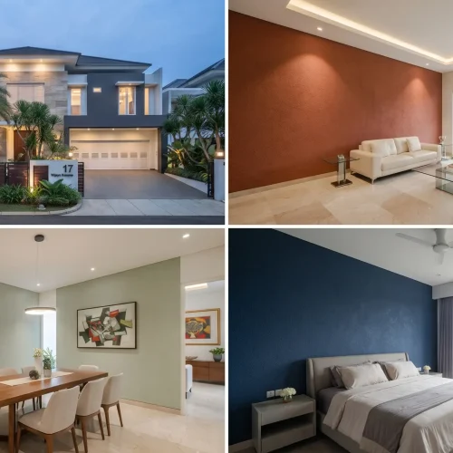 Sentuhan Modern dalam Pengecatan Rumah Wijaya Kusuma