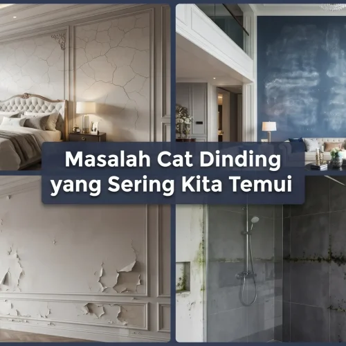 Masalah Cat Dinding yang Sering Kita Temui
