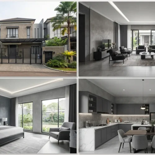 Konsep Warna Monokrom Interior untuk Hunian yang Berkarakter