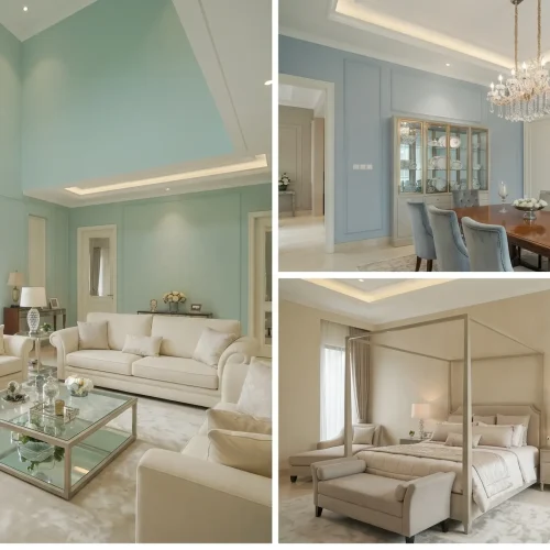Cat Interior Green Lake City dengan Warna Lembut