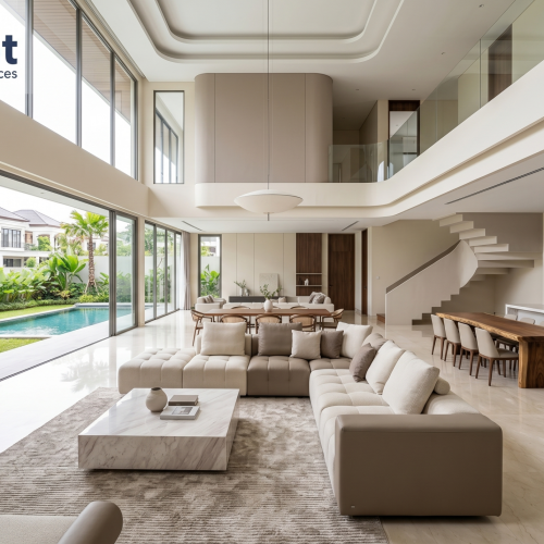 Interior Mewah dengan Cat Eksklusif Bintaro Sektor