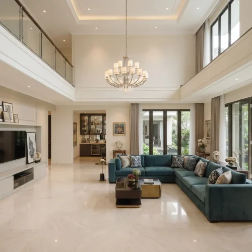 Cat Interior Eksklusif Dharmawangsa dengan Finishing Halus