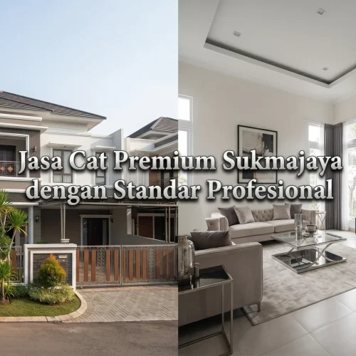 Jasa Cat Premium Sukmajaya dengan Standar Profesional