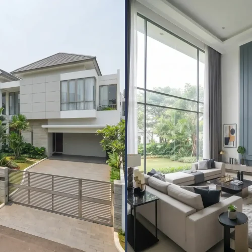 Jasa Cat Rumah Alam Sutera Elite Bergaya Modern