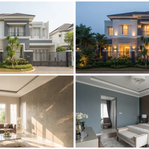 Cat rumah elite Alam Sutera dengan Sentuhan Artistik