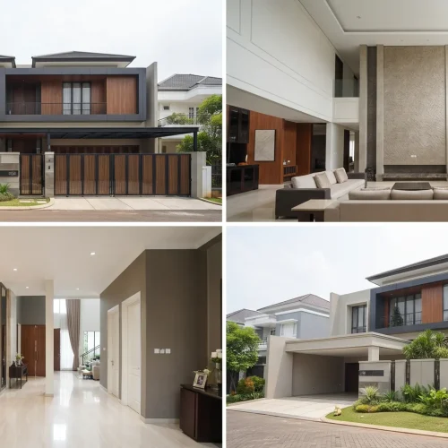 Cat Rumah Elite Kemang Pratama Bergaya Luxury