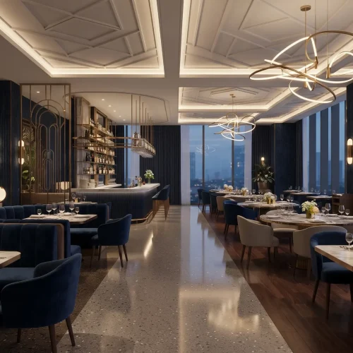 Membangun Atmosfer lewat Warna Restoran Berkonsep Elegan