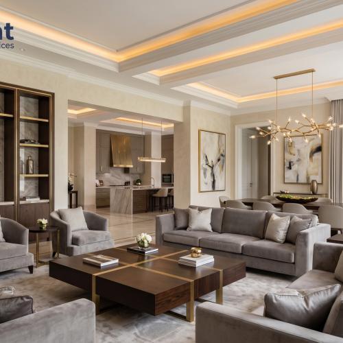 Cat Interior Cinere View dengan Warna Premium Netral