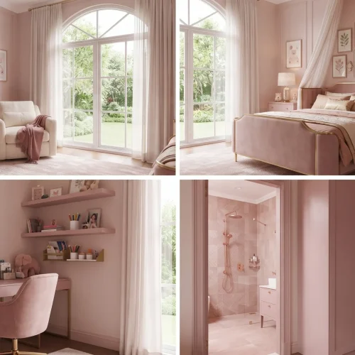 Warna Dusty Rose untuk Kamar Anak yang Manis dan Hangat