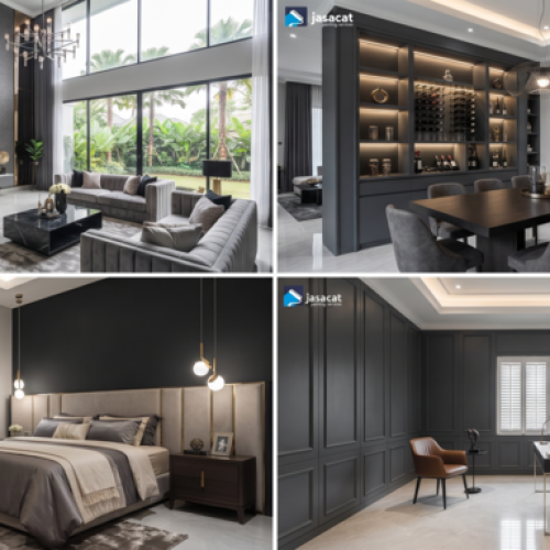 Cat Interior Mewah Gading Serpong yang Memikat dan Modern