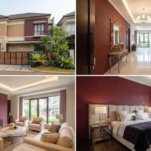 Berani Bereksplorasi dengan Warna Burgundy untuk Rumah