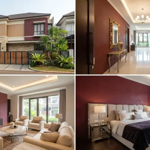 Berani Bereksplorasi dengan Warna Burgundy untuk Rumah
