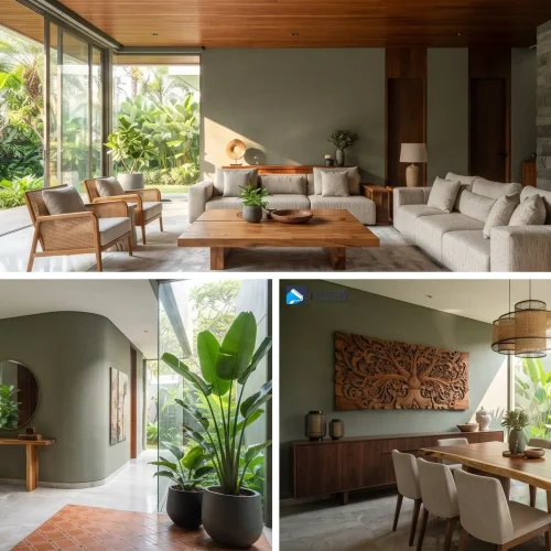 Inspirasi Warna Cat Rumah Besar Gunawarman yang Timeless