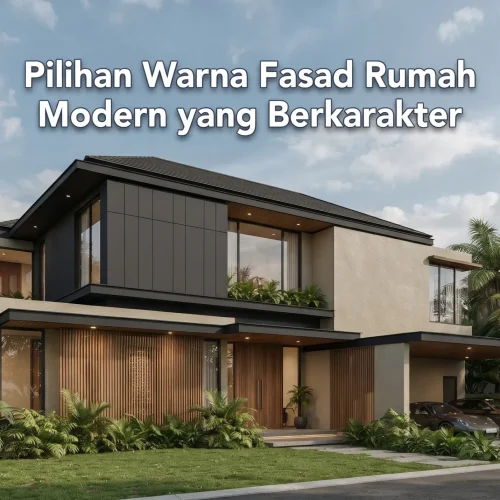 Pilihan Warna Fasad Rumah Modern yang Berkarakter
