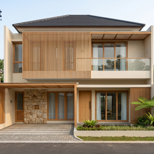 Cat Premium Rumah Alam Sutera dengan Finishing Rapi & Detail