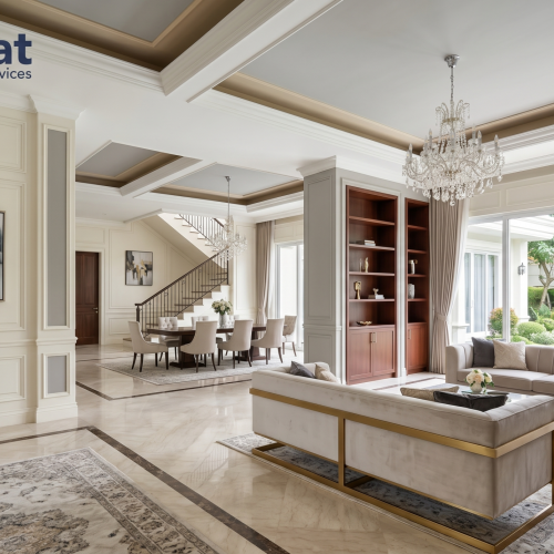 Cat Interior Depok Elite untuk Hunian Bergaya Klasik Modern