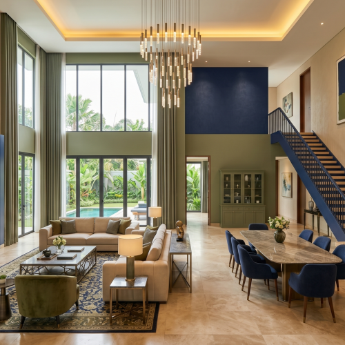 Eksplorasi Warna Navy, Olive, dan Beige untuk Interior Mewah
