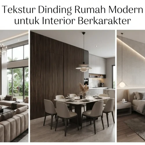 Tekstur Dinding Rumah Modern untuk Interior Berkarakter