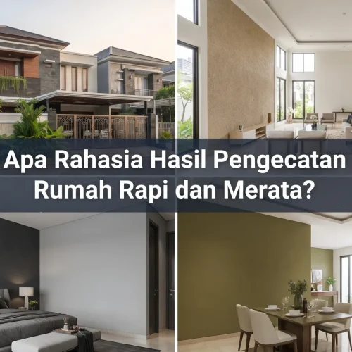 Apa Rahasia Hasil Pengecatan Rumah Rapi dan Merata?