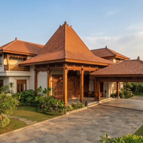 Warna Rumah Joglo Modern dengan Sentuhan Elegan