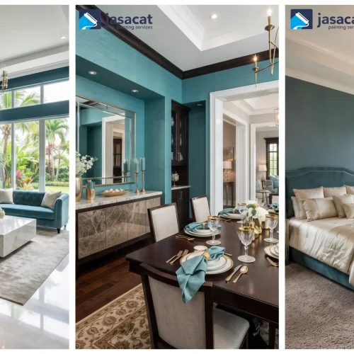 Berani Keluar dari Warna Netral dengan Cat Warna Dusty Teal