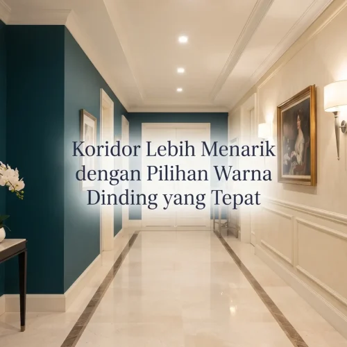 Koridor Lebih Menarik dengan Pilihan Warna Dinding yang Tepat