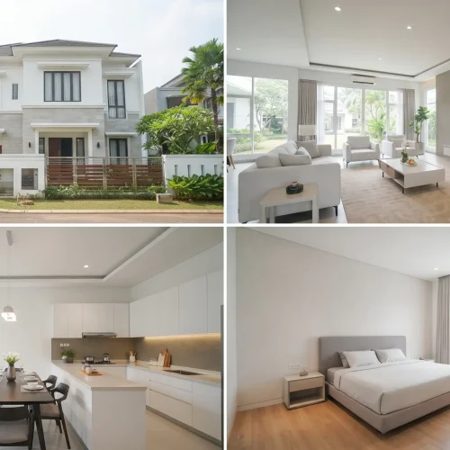 Kombinasi Warna Cat Rumah Clean Aesthetic Modern