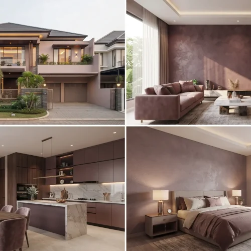 Suasana Lebih Personal dari Inspirasi Warna Mauve Rumah