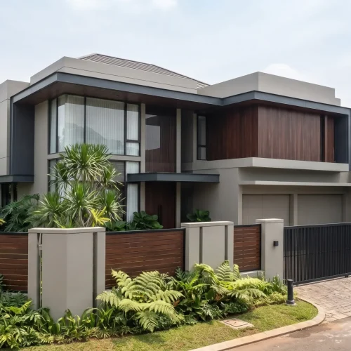 Warna Fasad Rumah Dua Lantai untuk Hunian Alam Sutera