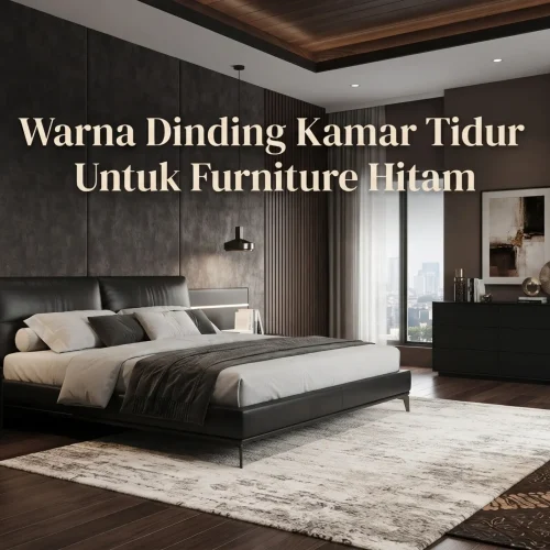 Warna Dinding Kamar Tidur Untuk Furniture Hitam